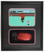Mike Tyson Signed "Punch Out!!!" Custom Framed Shadowbox Everlast Boxing Glove Display (JSA & Tyson) at PristineAuction.com