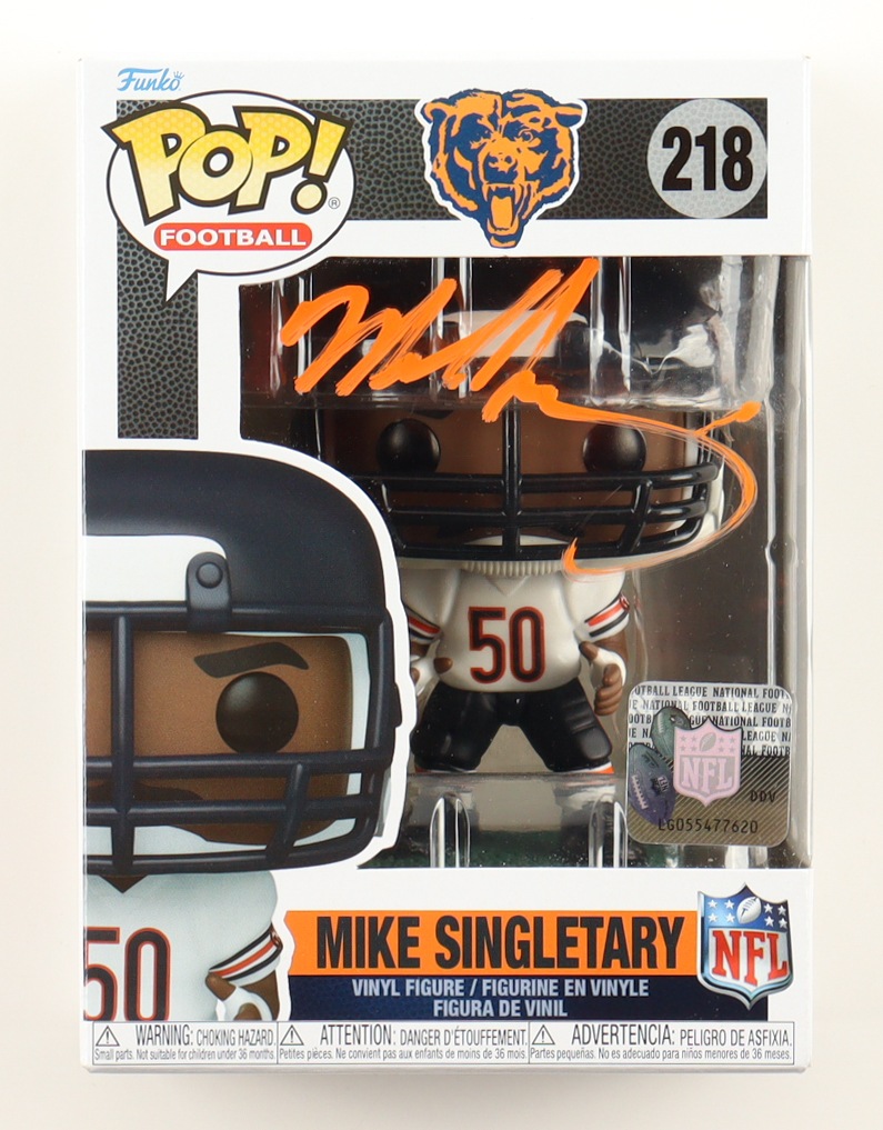 Mike Singletary Signed "Bears" #218 Funko Pop! Vinyl Figure (JSA) at PristineAuction.com Mike Singletary Signed "Bears" #218 Funko Pop! Vinyl Figure (JSA) at PristineAuction.com