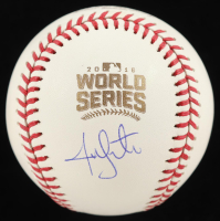 Jon Lester Signed 2016 World Series Logo Baseball (Schwartz) at PristineAuction.com
