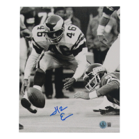 Herman Edwards Signed Eagles 8x10 Photo (Beckett) at PristineAuction.com