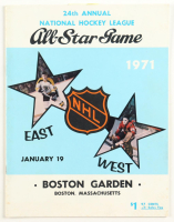 1971 NHL All-Star Game Program Magazine at PristineAuction.com