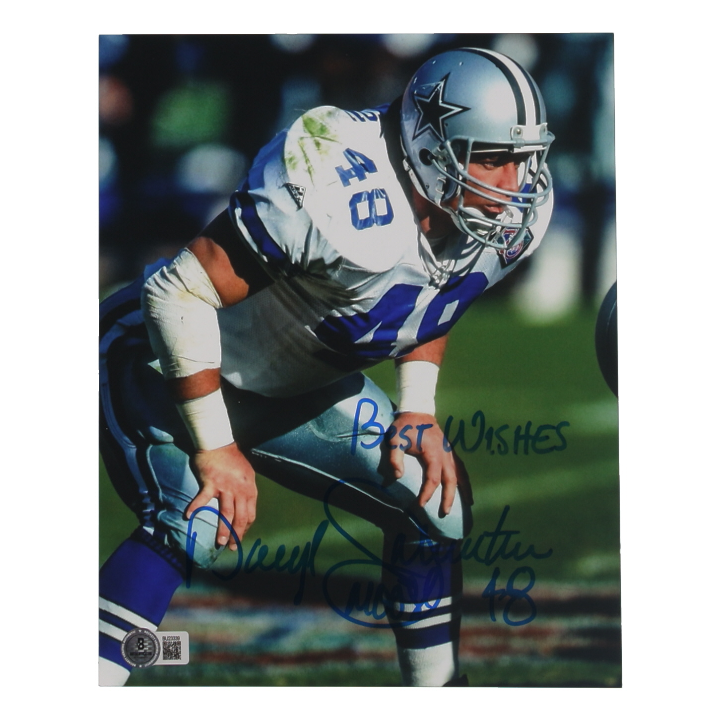 Daryl "Moose" Johnston Signed Cowboys 8x10 Photo Inscribed "Best Wishes" (Beckett) at PristineAuction.com Daryl "Moose" Johnston Signed Cowboys 8x10 Photo Inscribed "Best Wishes" (Beckett) at PristineAuction.com