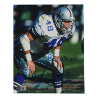 Daryl "Moose" Johnston Signed Cowboys 8x10 Photo Inscribed "Best Wishes" (Beckett) at PristineAuction.com