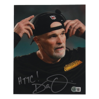 Dan Quinn Signed Commanders 8x10 Photo Inscribed "HTTC!" (Beckett) at PristineAuction.com