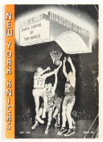 Knicks 1957-58 Season Program Magazine at PristineAuction.com