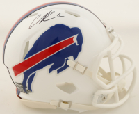 Curtis Samuel Signed Bills Speed Mini Helmet (Beckett) at PristineAuction.com