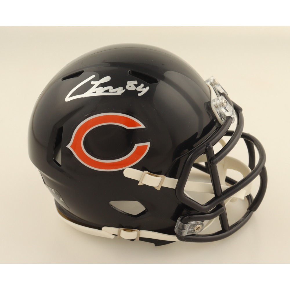 Colston Loveland Signed Bears Speed Mini Helmet (Beckett) at PristineAuction.com