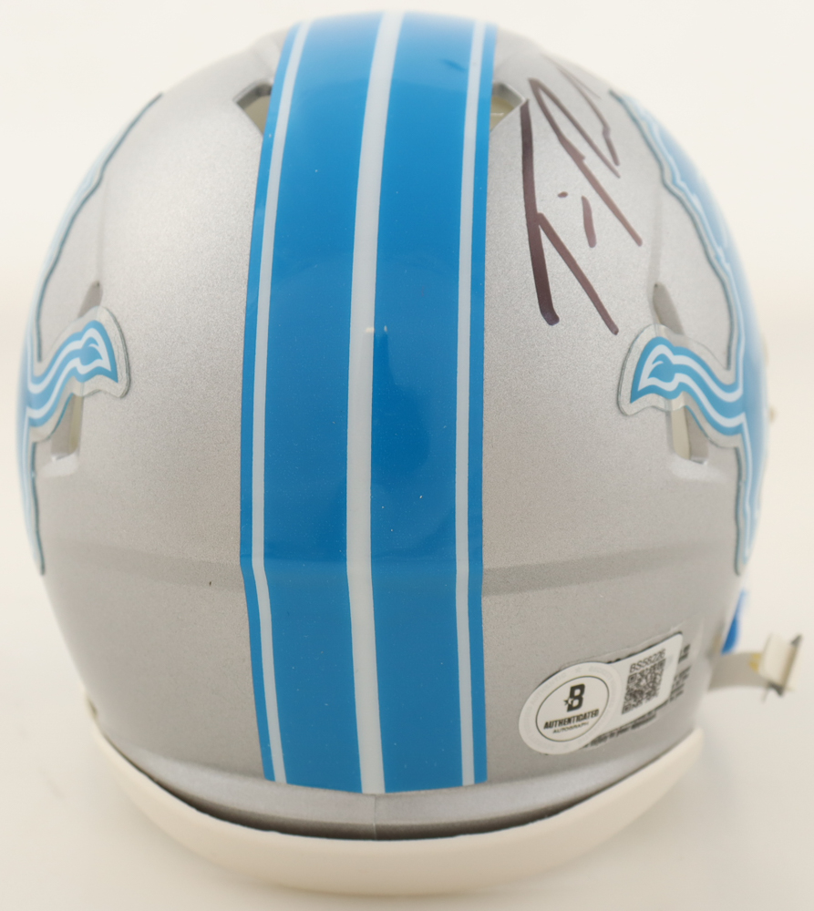 Tim Patrick Signed Lions Speed Mini Helmet (Beckett) at PristineAuction.com Tim Patrick Signed Lions Speed Mini Helmet (Beckett) at PristineAuction.com