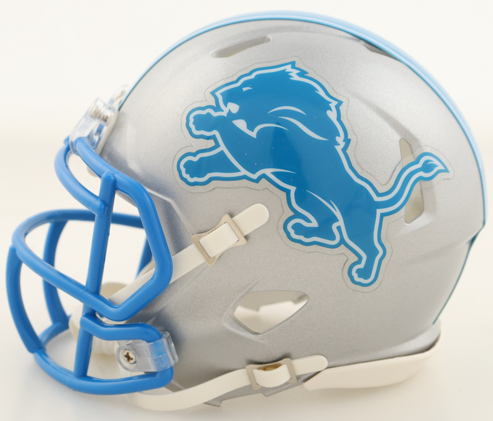 Tim Patrick Signed Lions Speed Mini Helmet (Beckett) at PristineAuction.com Tim Patrick Signed Lions Speed Mini Helmet (Beckett) at PristineAuction.com