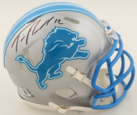 Tim Patrick Signed Lions Speed Mini Helmet (Beckett) at PristineAuction.com