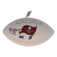 Steve Young Signed Buccaneers Logo Football (Young) at PristineAuction.com