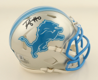 Terrion Arnold Signed Lions Speed Mini Helmet (Beckett) at PristineAuction.com