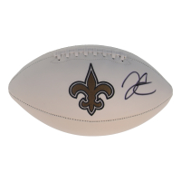 Derek Carr Signed Saints Logo Football (Fanatics) at PristineAuction.com