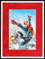 Stan Lee Signed "The Amazing Spider-Man" Custom Framed Art Print (Beckett) at PristineAuction.com