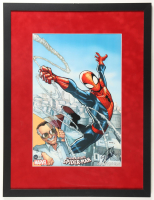 Stan Lee Signed "The Amazing Spider-Man" Custom Framed Art Print (Beckett) at PristineAuction.com
