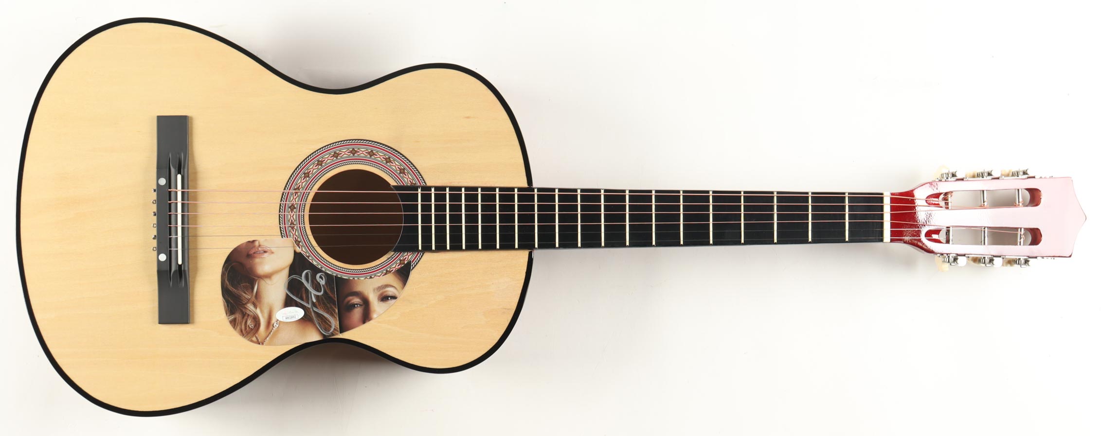 Jennifer Lopez Signed 38" Acoustic Guitar (JSA) at PristineAuction.com Jennifer Lopez Signed 38" Acoustic Guitar (JSA) at PristineAuction.com