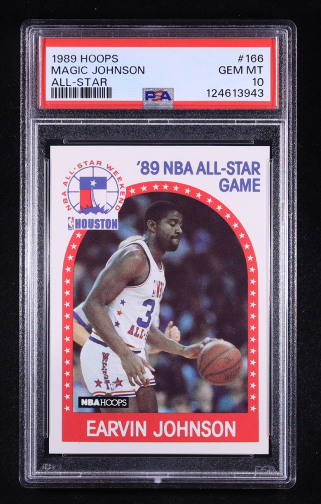 Magic Johnson 1989-90 Hoops #166 AS (PSA 10)