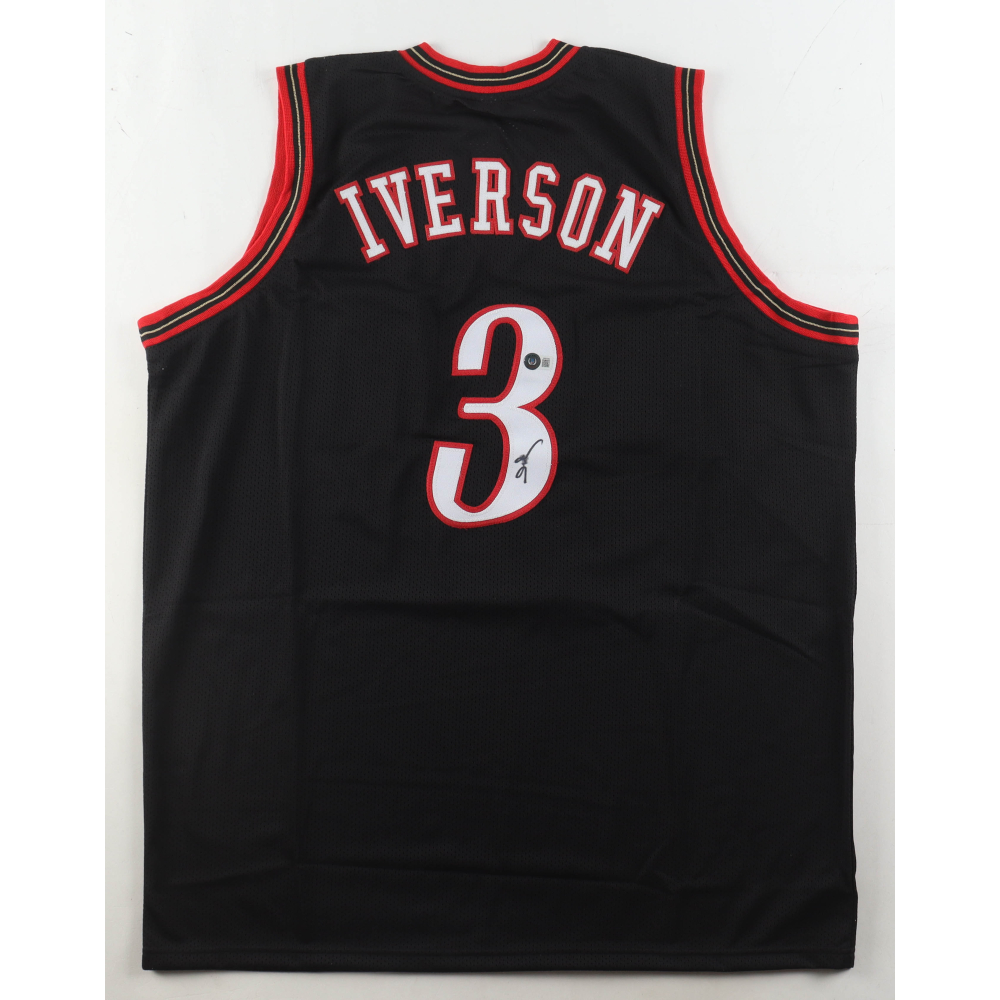Allen Iverson Signed Jersey (Beckett) at PristineAuction.com
