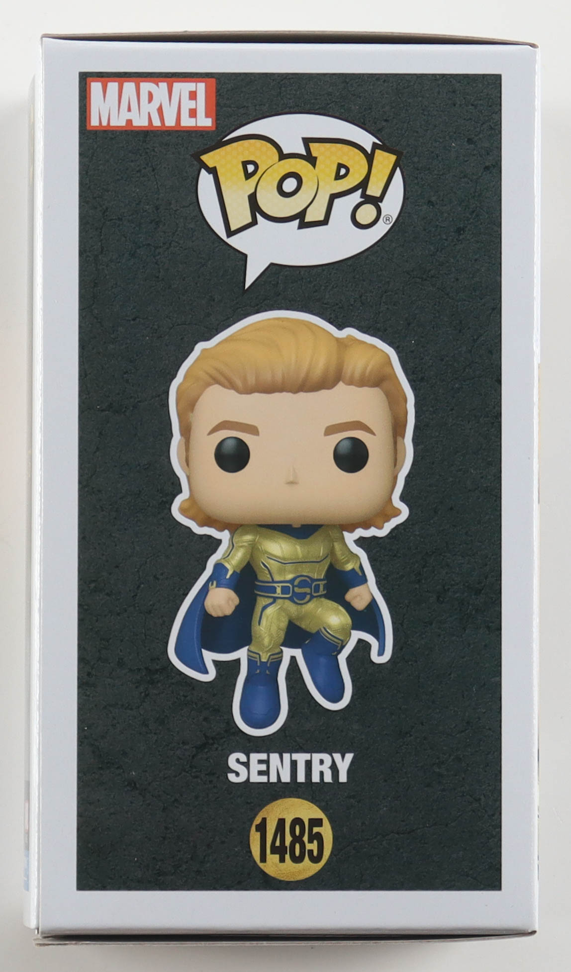 Lewis Pullman Signed "Thunderbolts*" #1485 Sentry Bobble-Head Funko Pop! Vinyl Figure (Beckett) at PristineAuction.com Lewis Pullman Signed "Thunderbolts*" #1485 Sentry Bobble-Head Funko Pop! Vinyl Figure (Beckett) at PristineAuction.com