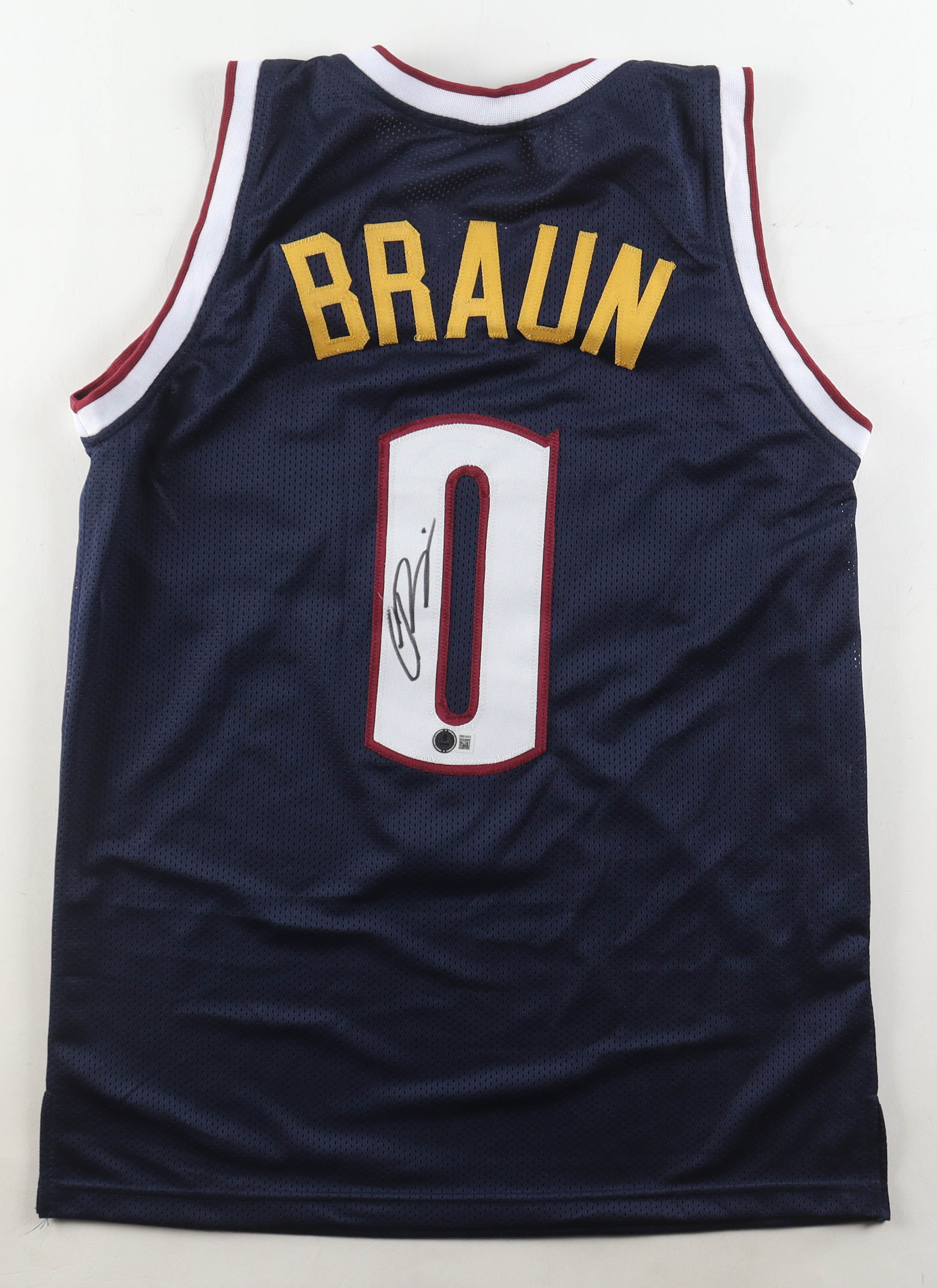 Christian Braun Signed Jersey (Beckett) at PristineAuction.com Christian Braun Signed Jersey (Beckett) at PristineAuction.com