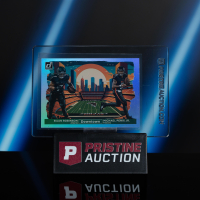 Bijan Robinson / Michael Penix Jr. 2024 Donruss Horizontal Downtown #12 RC at PristineAuction.com
