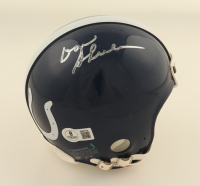 Don Shula Signed Colts Throwback Mini Helmet (Beckett) at PristineAuction.com
