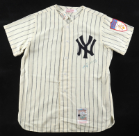 Yogi Berra Signed Yankees Mitchell & Ness Authentic Jersey (Beckett) at PristineAuction.com