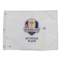 Ludvig Aberg Signed 2025 Ryder Cup Golf Pin Flag (PSA) at PristineAuction.com