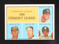 Sandy Koufax/Don Drysdale 1961 Topps NL Strikeout Champions #49 at PristineAuction.com