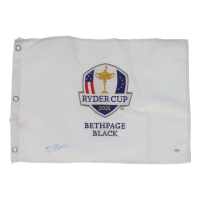 Robert MacIntyre Signed 2025 Ryder Cup Golf Pin Flag (PSA) at PristineAuction.com