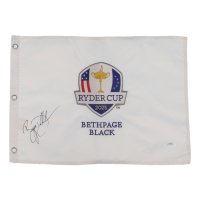 Bryson DeChambeau Signed 2025 Ryder Cup Golf Pin Flag (PSA) at PristineAuction.com