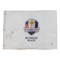 Bryson DeChambeau Signed 2025 Ryder Cup Golf Pin Flag (PSA) at PristineAuction.com