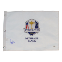 Ludvig Aberg Signed 2025 Ryder Cup Golf Pin Flag (PSA) at PristineAuction.com