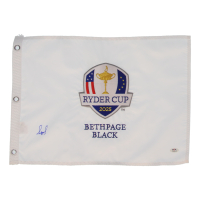 Sepp Straka Signed 2025 Ryder Cup Golf Pin Flag (PSA) at PristineAuction.com