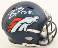 Pat Bryant Signed Broncos Speed Mini Helmet (Beckett) at PristineAuction.com