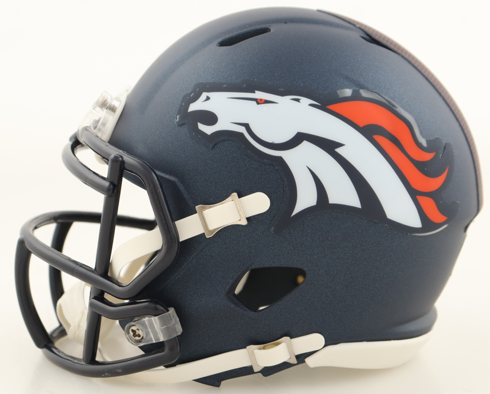 Pat Bryant Signed Broncos Speed Mini Helmet (Beckett) at PristineAuction.com Pat Bryant Signed Broncos Speed Mini Helmet (Beckett) at PristineAuction.com