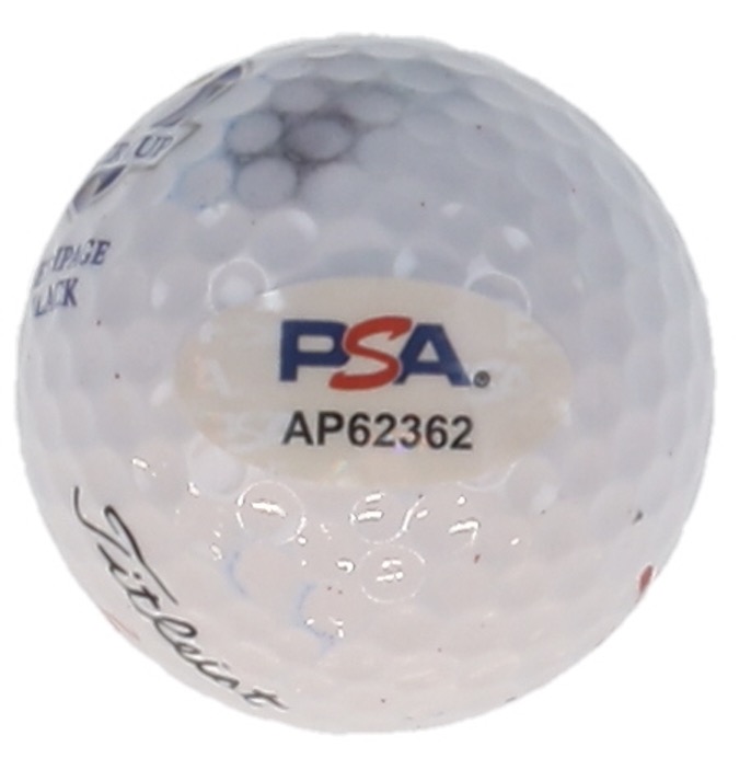 Rasmus Hojgaard Signed 2025 Ryder Cup Logo Golf Ball (PSA) at PristineAuction.com Rasmus Hojgaard Signed 2025 Ryder Cup Logo Golf Ball (PSA) at PristineAuction.com