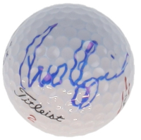 Rasmus Hojgaard Signed 2025 Ryder Cup Logo Golf Ball (PSA) at PristineAuction.com