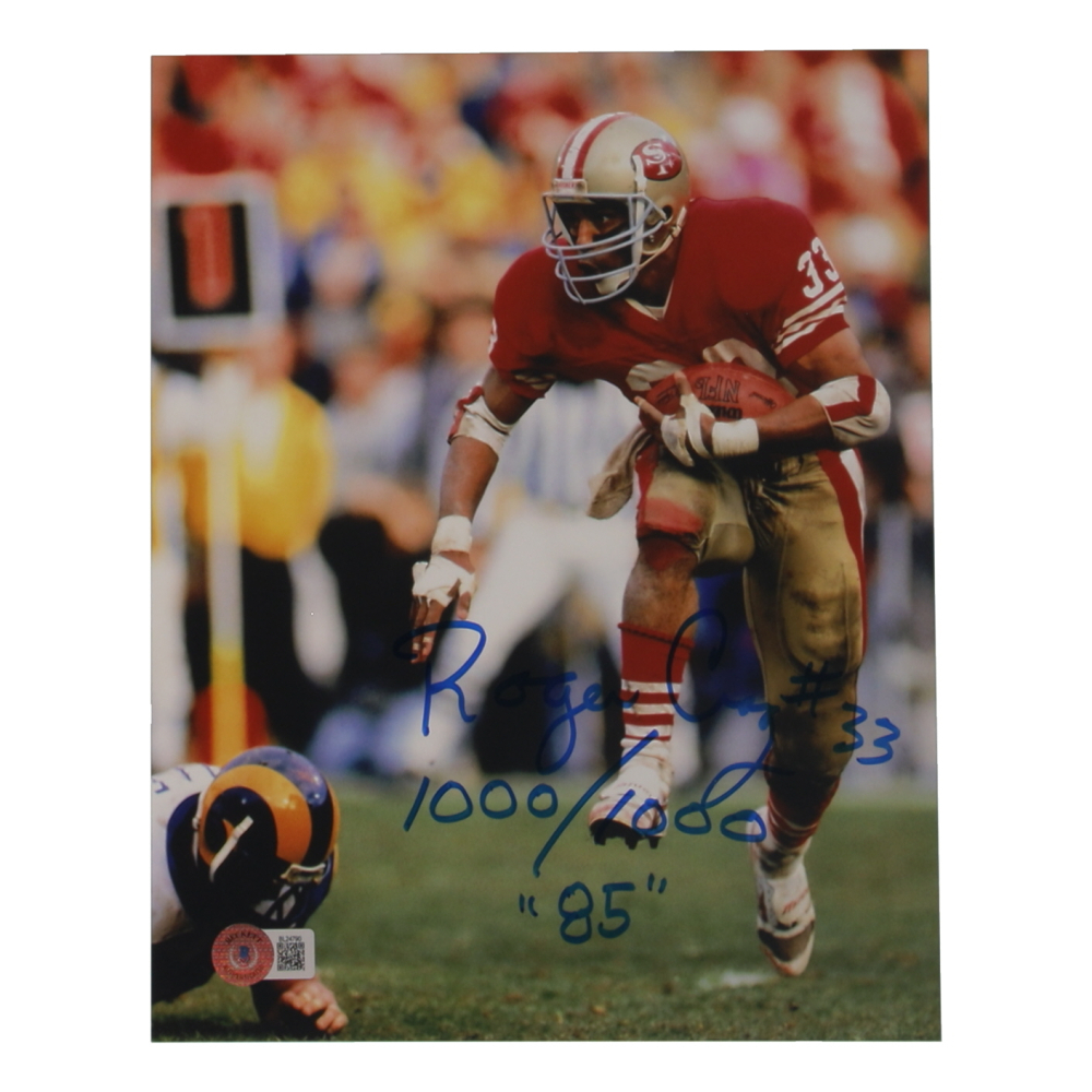 Roger Craig Signed 49ers 8x10 Photo Inscribed "1000/1000 '85'" (Beckett) at PristineAuction.com