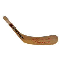 Trevor Van Riemsdyk Signed Koho Hockey Stick Blade Inscribed "2015 SC Champs" (YSMS) at PristineAuction.com
