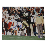 Raghib "Rocket" Ismail Signed Notre Dame Fighting Irish 8x10 Photo (Beckett) at PristineAuction.com