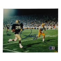 Raghib "Rocket" Ismail Signed Notre Dame Fighting Irish 8x10 Photo (Beckett) at PristineAuction.com