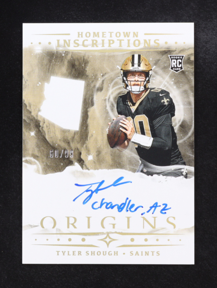 Tyler Shough 2025 Panini Origins Hometown Inscriptions #3 RC #60/99
