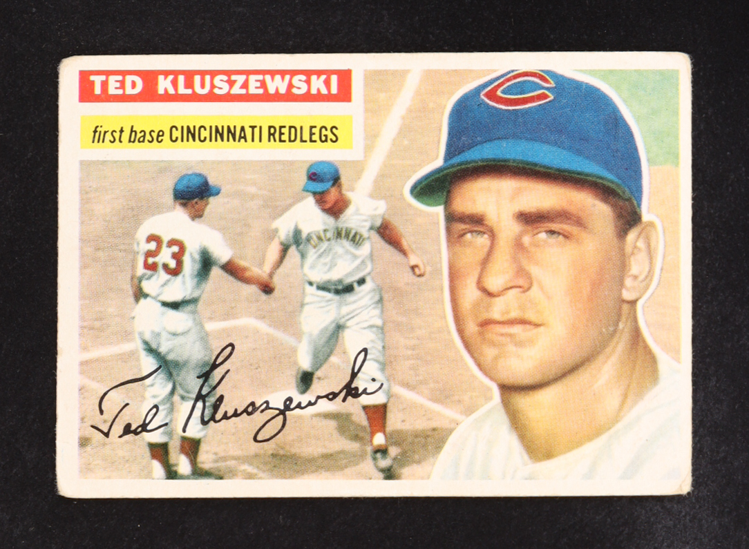 Ted Kluszewski 1956 Topps #25 at PristineAuction.com Ted Kluszewski 1956 Topps #25 at PristineAuction.com