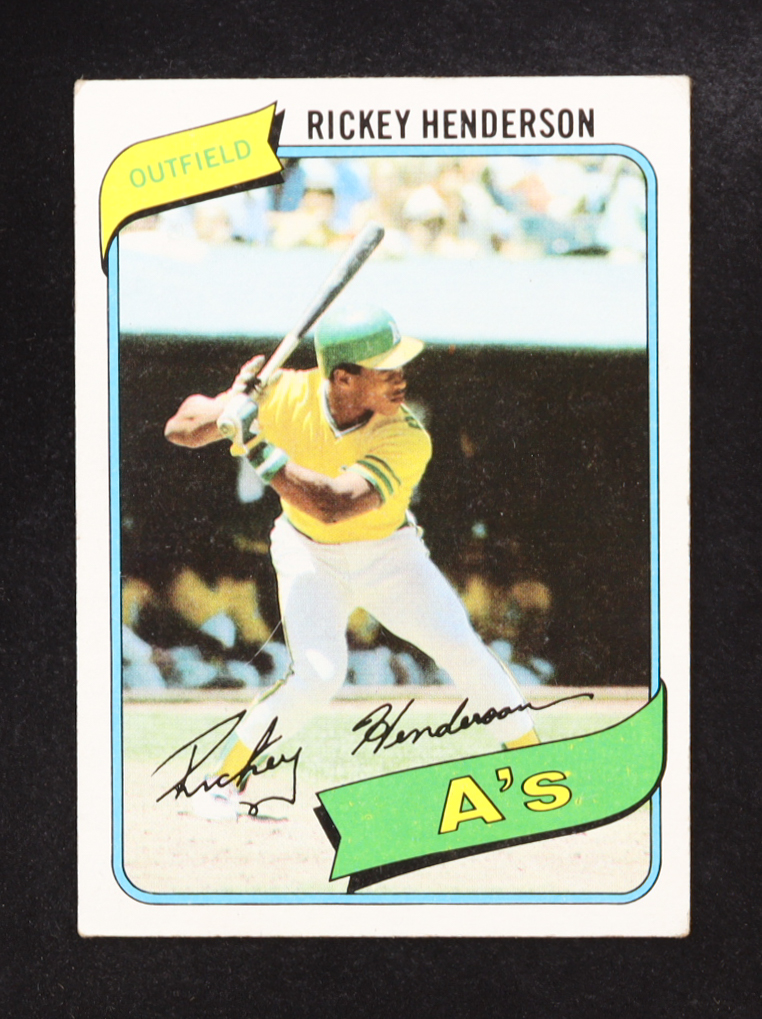 Rickey Henderson 1980 Topps #482 RC at PristineAuction.com Rickey Henderson 1980 Topps #482 RC at PristineAuction.com