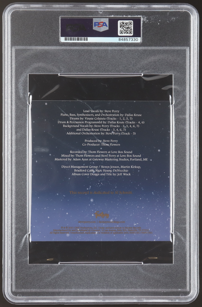Steve Perry Signed "The Season" CD Insert (PSA) at PristineAuction.com Steve Perry Signed "The Season" CD Insert (PSA) at PristineAuction.com