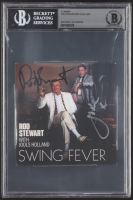 Rod Stewart & Jools Holland Signed "Swing Fever" CD Insert (BGS) at PristineAuction.com