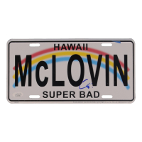 Christopher Mintz-Plasse Signed "Superbad" Hawaii License Plate (JSA) at PristineAuction.com