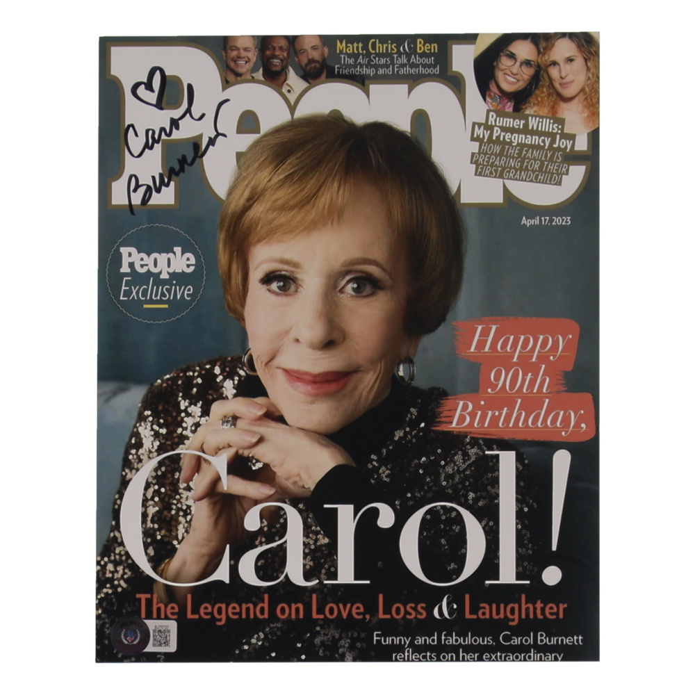 Carol Burnett Signed 8x10 Photo (Beckett) at PristineAuction.com