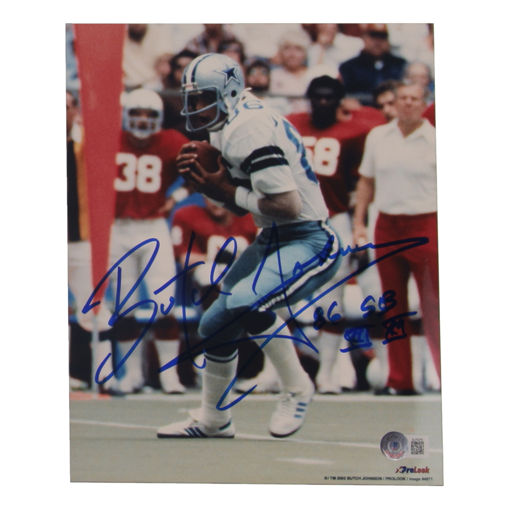 Butch Johnson Signed Cowboys 8x10 Photo Inscribed "SB XII XIII" (Beckett) at PristineAuction.com